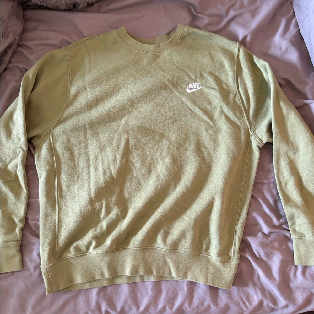 Green Nike sweatshirt